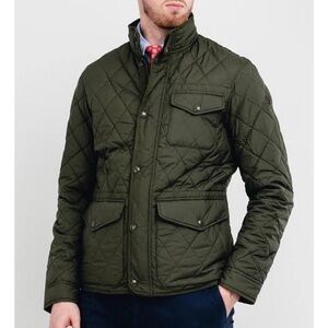 Polo Ralph Lauren Olive Quilted Field Jacket Large.